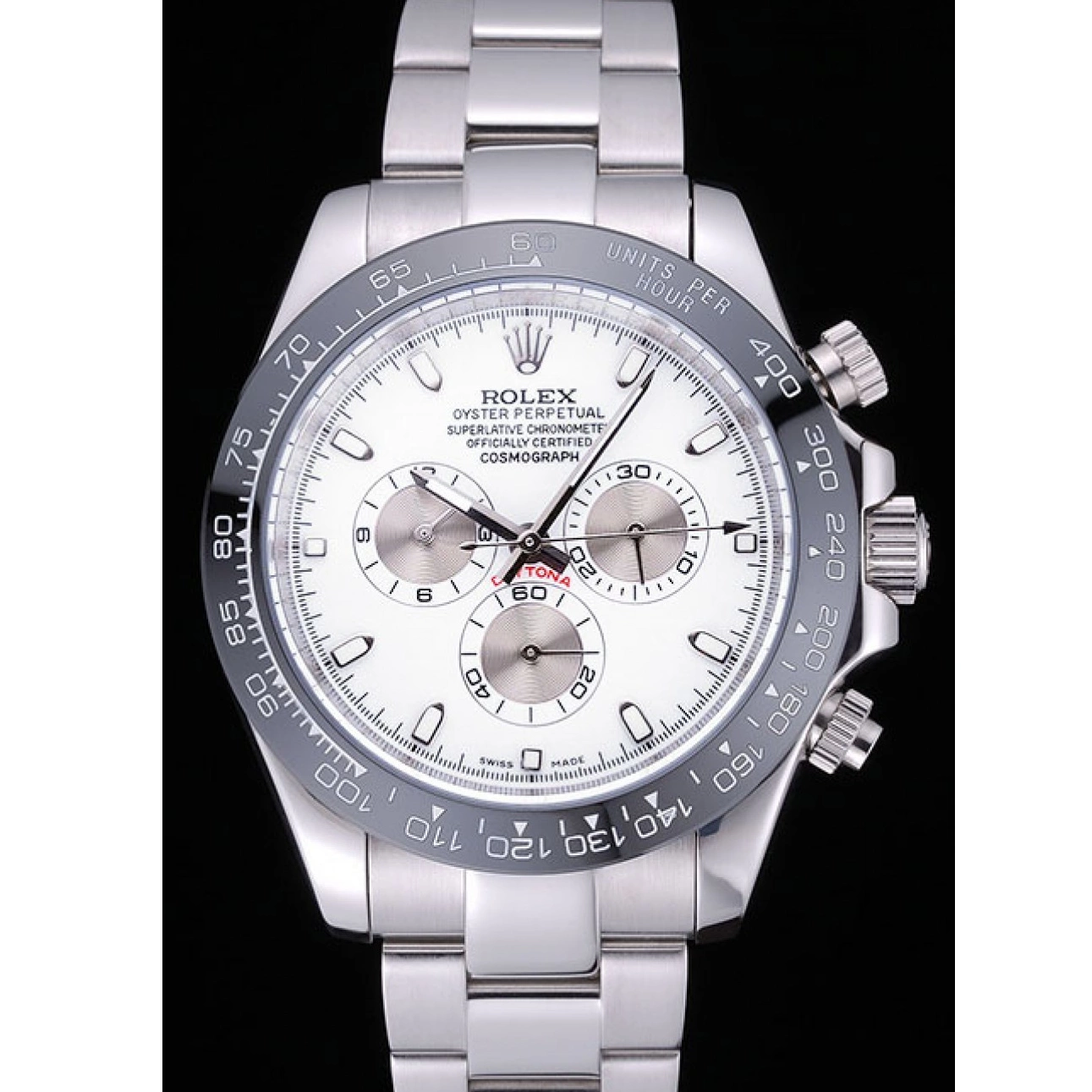 Aaa fake watches Dial 622542 Rolex Cosmograph White Steel Bracelet Daytona Stainless 0607
